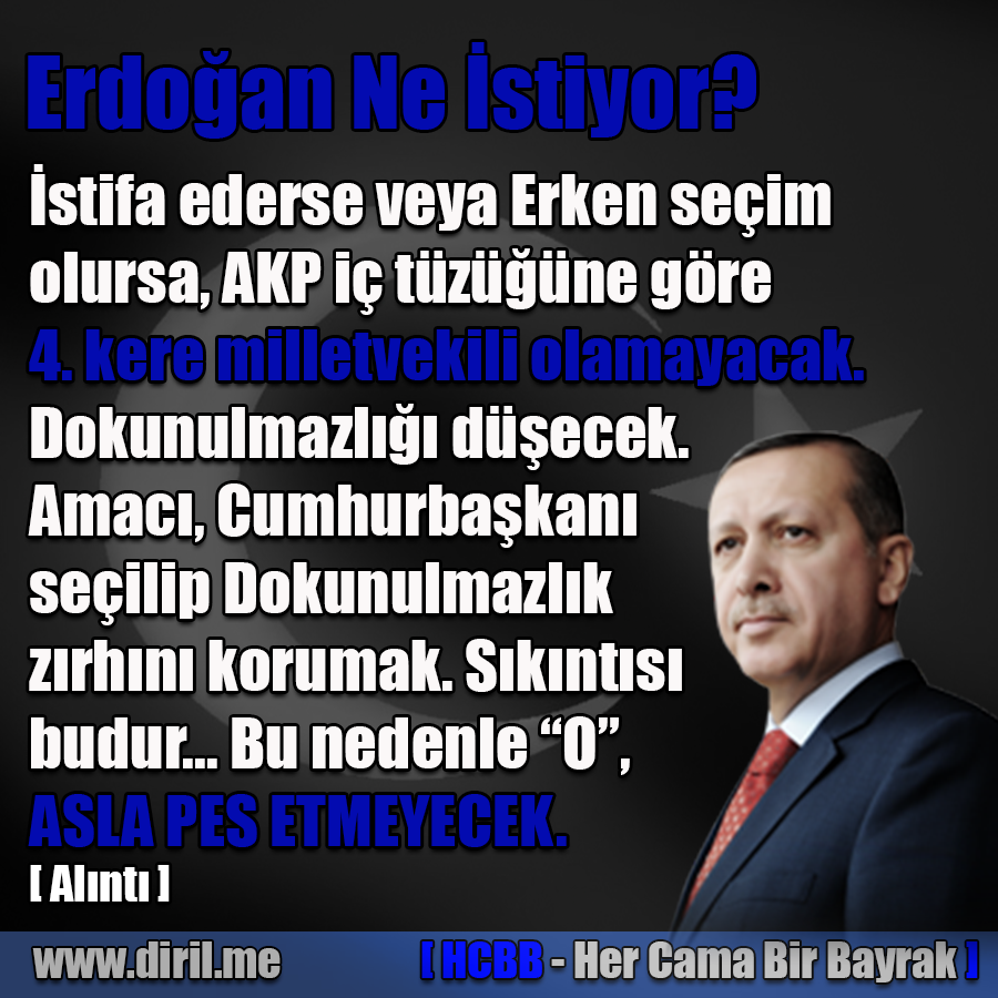 Erdoğan Pes Etmeyecek...